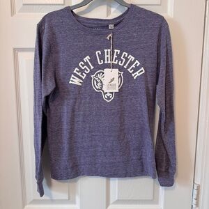 NWT Westchester University Rams Purple Long Sleeve T-Shirt size Medium